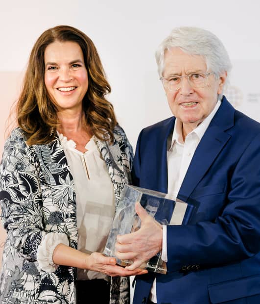 Katarina Witt und Frank Elstner